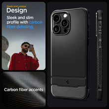 Carica l'immagine nel visualizzatore di Gallery, Spigen Cover Rugged Armor MagFit per iPhone 15 Pro
