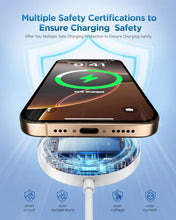 Carica l'immagine nel visualizzatore di Gallery, Magnetico Caricatore Wireless per iPhone, 15W Rapida Ricarica Senza Fili Compatibile con iPhone 17 16 15 14 13 12 11 Pro