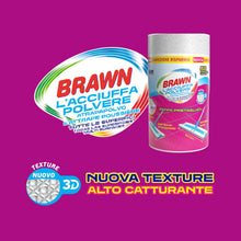 Carica l'immagine nel visualizzatore di Gallery, Brawn Acciuffapolvere HQ Rotolo con Panni Pretagliati per Scope Standard e Scope Maxi, Tessuto in Texture 3D ad Alto Spe