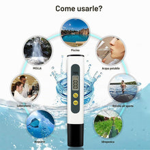 Carica l'immagine nel visualizzatore di Gallery, Tester di qualità dell'Acqua TDS, 0-999 PPM, Digitale Misuratore TDS per Acquari, Piscine, Acqua, Laboratorio, Idroponic