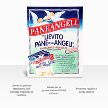 Carica l'immagine nel visualizzatore di Gallery, Paneangeli Lievito Pane degli Angeli Vaniglinato, Lievito per Dolci, Agente Lievitante, Lievito Istantaneo con Fragranza