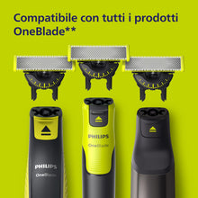 Carica l'immagine nel visualizzatore di Gallery, Philips OneBlade 360 Lame di ricambio per rasoio elettrico OneBlade, pettine regolabile 5in1, in acciaio inossidabile re