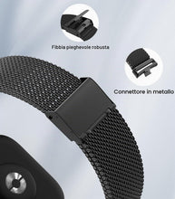 Carica l'immagine nel visualizzatore di Gallery, MoKo Cinturino in Metallo Compatibile con Redmi Watch 6/5/4/Xiaomi Smart Band 9 Pro/8 Pro, Cinturino di Ricambio in Magl