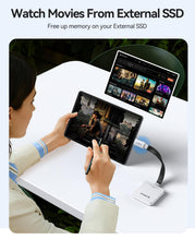Carica l'immagine nel visualizzatore di Gallery, ORICO USB C femmina a Lightning maschio per iPhone 14/13/11/12 Pro Max, compatibile con caricamento, supporto funzione O