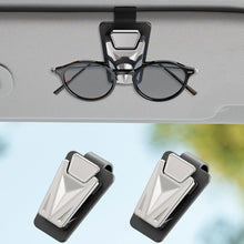 Carica l'immagine nel visualizzatore di Gallery, 2 Pezzi Porta Occhiali Auto,Clip portaocchiali per auto,Accessori per visiera auto per la maggior parte degli occhiali (