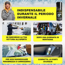 Carica l'immagine nel visualizzatore di Gallery, ENJOY TECH Spray Antighiaccio Efficace 200ML, Deghiacciante per Auto, Vetri, Parabrezza e Serrature. Scioglie Ghiaccio R