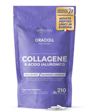 Carica l'immagine nel visualizzatore di Gallery, Symbeauty Collagene Idrolizzato e Acido Ialuronico 210Cpr Oracoll Advanced