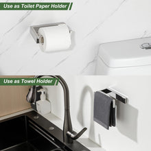 Carica l'immagine nel visualizzatore di Gallery, SAYAYO Porta Carta Igienica Cromo Lucido Acciaio Inox con Montaggio a Vite Nascosto - Portarotolo per Bagno Cucina