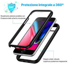 Carica l'immagine nel visualizzatore di Gallery, CENHUFO Cover per iPhone SE 2020 /SE 2022 /iPhone 8 /iPhone 7 /iPhone 6 / 6S, Custodia Antiurto 360 Gradi con Protezione