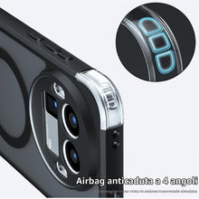 Carica l'immagine nel visualizzatore di Gallery, GIOPUEY Cover Magnetica per Realme GT 8 PRO， Compatibile con MagSafe， PC+TPU Finitura Antiurto Protettiva Cellulare Cust