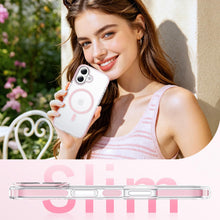 Carica l'immagine nel visualizzatore di Gallery, YINLAI Cover per iPhone 16 da 6.1", compatibile con MagSafe, protezione antiurto militare cover trasparente anti-ingiall