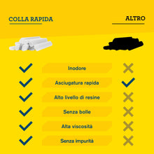 Carica l'immagine nel visualizzatore di Gallery, Rapid 16 Stick Colla Ovali Trasparente, Bassa Temperatura per Decorazioni