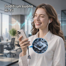 Carica l'immagine nel visualizzatore di Gallery, Adattatore da USB C a jack da 3,5 mm, adattatore audio a Y per cuffie da 1 a 2 tipo C, adattatore AUX e ricarica 100 W p