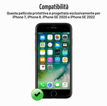 Carica l'immagine nel visualizzatore di Gallery, Vetro Temperato per iPhone 7 / iPhone 8 / iPhone SE 2020 / iPhone SE 2022 [3 Pezzi] Vetrino Protettivo Pellicola Protezi