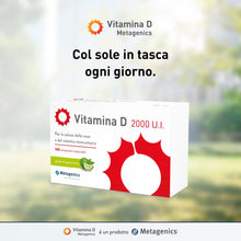 Carica l'immagine nel visualizzatore di Gallery, Metagenics Vitamina D 2000 UI - Supporto Ossa e Difese - 168 Compresse