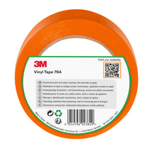 Carica l'immagine nel visualizzatore di Gallery, 3M Nastro in vinile multiuso 764I arancione, 50 mm x 33 m