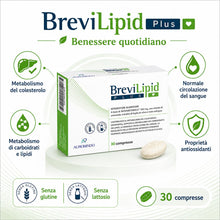 Carica l'immagine nel visualizzatore di Gallery, Brevilipid PLUS 30 Compresse a Base di NOVAMETABOLIC 500 mg