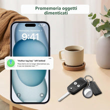 Carica l'immagine nel visualizzatore di Gallery, QCOQ Tracker Tag 4 Pezzi, Nero | Smart Tracker Funziona con Apple Dov'è App (solo iOS), Batteria Sostituibile Bluetooth 