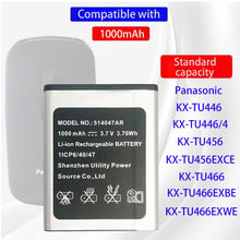 Carica l'immagine nel visualizzatore di Gallery, 514047AR Batteria di ricambio 514047AR compatibile con KX-TU446, KX-TU446/4, KX-TU456, KX-TU456EXCE, KX-TU466EXBE, KX-TU