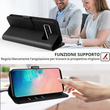 Carica l'immagine nel visualizzatore di Gallery, Cover per Samsung Galaxy S10 (Non per S10+), Nero