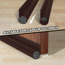 Carica l'immagine nel visualizzatore di Gallery, 2 Pezzi 96cm Marrone Paraspifferi per Porte (brown)