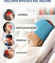 Carica l'immagine nel visualizzatore di Gallery, Comfytemp Maschera Emicrania Tasca di Ghiaccio in Gel, Terapia Caldo/Freddo