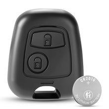 Carica l'immagine nel visualizzatore di Gallery, Jongo - Guscio Chiave senza Lama Compatibile con Citroën C1, C2, C3, C3 Picasso, Peugeot 107 e Toyota Aygo | con 1 Batte