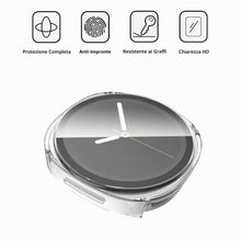 Carica l'immagine nel visualizzatore di Gallery, Anoowkoa 3 Pezzi per Cover Samsung Galaxy Watch 9/8 44mm Custodia +HD Vetro Temperato Protezione,Sottile Custodia Rigida
