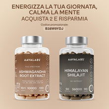 Carica l'immagine nel visualizzatore di Gallery, Ashwagandha KSM-66 10000mg Alto Dosaggio (Estratto di Ashwagandha Bio 10:1) Vitamina B6 B1 Zinco Magnesio Manganese, Veg