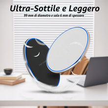 Carica l'immagine nel visualizzatore di Gallery, Flintronic Caricatore Wireless Charger, 15 W Caricabatterie Senza Fili Portatile Rapida Caricabatterie Wireless per iPho