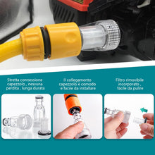Carica l'immagine nel visualizzatore di Gallery, Voarge 4 Pezzi Filtro per l'acqua per Idropulitrice, con raccordo da 3/4 pollici, Filtro Ingresso Acqua Idropulitrice, F