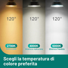 Carica l'immagine nel visualizzatore di Gallery, DiCUNO Lampadina LED GU10 5W, Equiv. 50W, 6000K, 430lm, 6 Pezzi