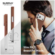 Carica l'immagine nel visualizzatore di Gallery, SURPHY Cover Magnetica per iPhone 17 Pro 6,3 Pollici,Custodia in Pelle PU per iPhone 17 Pro,Sottile Cover Antiurto con P