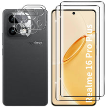 Carica l'immagine nel visualizzatore di Gallery, Lutree per Realme 16 Pro Plus Vetro Temperato, 2+2 Pezzi 3D Pellicola Protettiva + Pellicola Fotocamera, HD Durezza 9H V