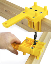 Carica l'immagine nel visualizzatore di Gallery, QWORK 44 Pezzi Dima per Fori a Tasca, dima per spinatura legno, Strumento di Foratura Portatile per Chiodi in Legno a Ma