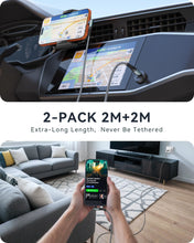 Carica l'immagine nel visualizzatore di Gallery, ZKAPOR 60W Cavo USB C a USB C 2Pezzi 2M Cavo USB 90 Gradi Cavo USB Type-C