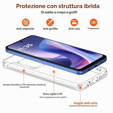 Carica l'immagine nel visualizzatore di Gallery, iVoler Cover Trasparente Anti Ingiallimento per Motorola Moto G57 5G / G57 Power 5G con 2 Pezzi Pellicola Vetro Temperat