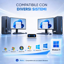 Carica l'immagine nel visualizzatore di Gallery, SALCAR Cavo USB per il trasferimento dati da PC Per Windows 10/8.1/8/7/Vista/XP/2000