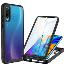 Carica l'immagine nel visualizzatore di Gallery, CENHUFO Cover Huawei P30 Lite, 360 Gradi Antiurto con Protezione dello Schermo Integrata Rugged Doppia Faccia Bumper Tra