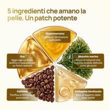 Carica l'immagine nel visualizzatore di Gallery, PLANTIFIQUE Patch Occhi Oro 24K Maschera Occhiaie Borse -20 Paia di Cerotti