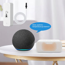Carica l'immagine nel visualizzatore di Gallery, Sensore Termometro Igrometro WiFi: Termometro Igrometro Smart Wlan Con Sensore Esterno, Interno Esterno per Congelatore,