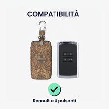 Carica l'immagine nel visualizzatore di Gallery, kwmobile Coprichiave Compatibile con Renault Smart Key 4 Tasti (Keyless Go) - Cover Chiave - Guscio Protettivo Copri Tel