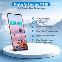 Carica l'immagine nel visualizzatore di Gallery, DTD Schermo per Samsung Galaxy A16 4G A165F/A165M LCD Sostituzione dello Schermo Digitizer Touch Screen Montato Ricambio