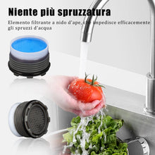 Carica l'immagine nel visualizzatore di Gallery, 6 Pezzi Aeratore Rubinetto M18.5, Filtri Rubinetto con 2 Chiave Aeratore Rubinetto, Rompigetto Rubinetto Cucina Plastica
