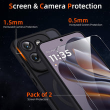 Carica l'immagine nel visualizzatore di Gallery, per Motorola Edge 50 Neo/Motorola S50 Cover Compatibile con MagSafe con 2 Pezzi Vetro Temperato,Custodia Magnetica Trasl