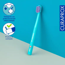 Carica l'immagine nel visualizzatore di Gallery, Curaprox CS 1560 Soft Spazzolino, Turchese-Violetto, Swiss Made