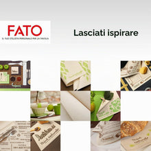 Carica l'immagine nel visualizzatore di Gallery, Fato - Tovaglioli Natural di Carta Monouso Piegati in 4, Ecologici, Confezione da 50 tovaglioli, Formato 33x33, 2 veli, 