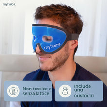 Carica l'immagine nel visualizzatore di Gallery, Maschera Occhi Gel Freddo Riutilizzabile – per Termoterapia a Caldo e a Freddo - Ghiaccio Viso per Occhi Gonfi, Stanchi,