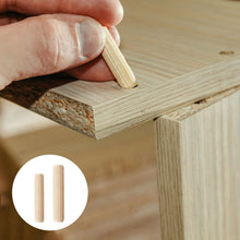 Carica l'immagine nel visualizzatore di Gallery, 225 Pz Tasselli Legno,Spine Legnos, Tasselli Aghi in Legno Conici Scanalati