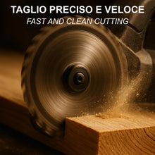 Carica l'immagine nel visualizzatore di Gallery, FAST WORLD SHOPPING – Disco per Legno 115mm Smerigliatrice Angolare per Taglio Legno e Cartongesso, Lama Flex 30 Denti W